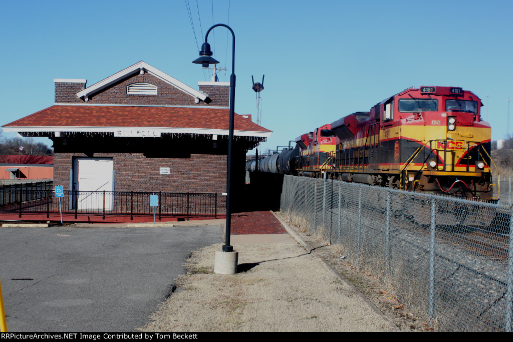 At the station